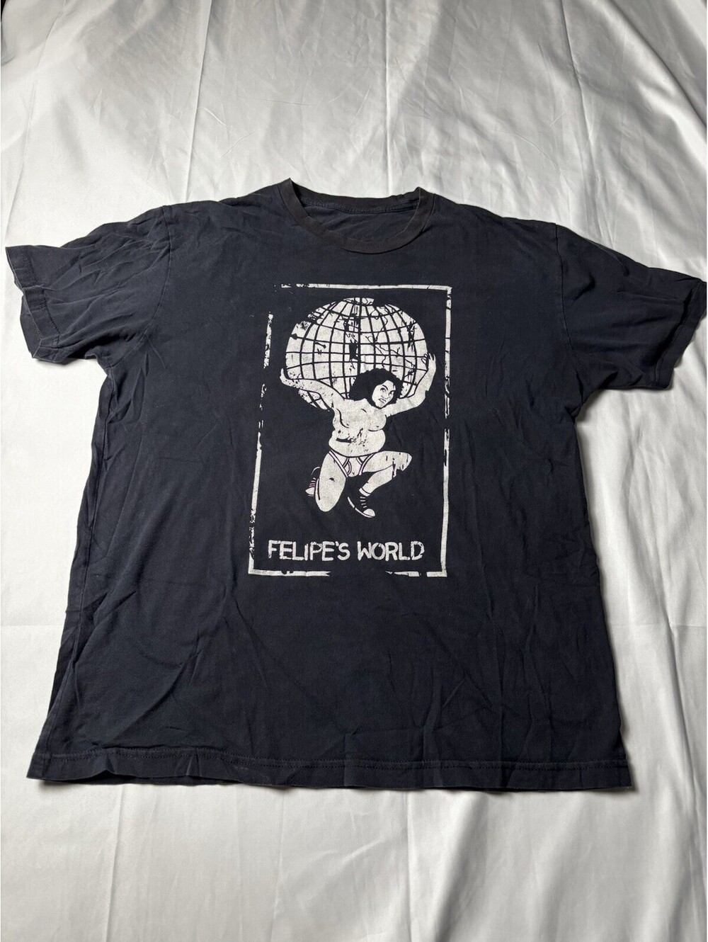 Globe Felipe's World Graphic T-Shirt Black Adult XL with Atl